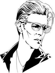 Photo credit Vectorportal.com with URL. Available for free download at www.vectorportal.com/subcategory/167/DAVID-BOWIE-VECTOR-I...